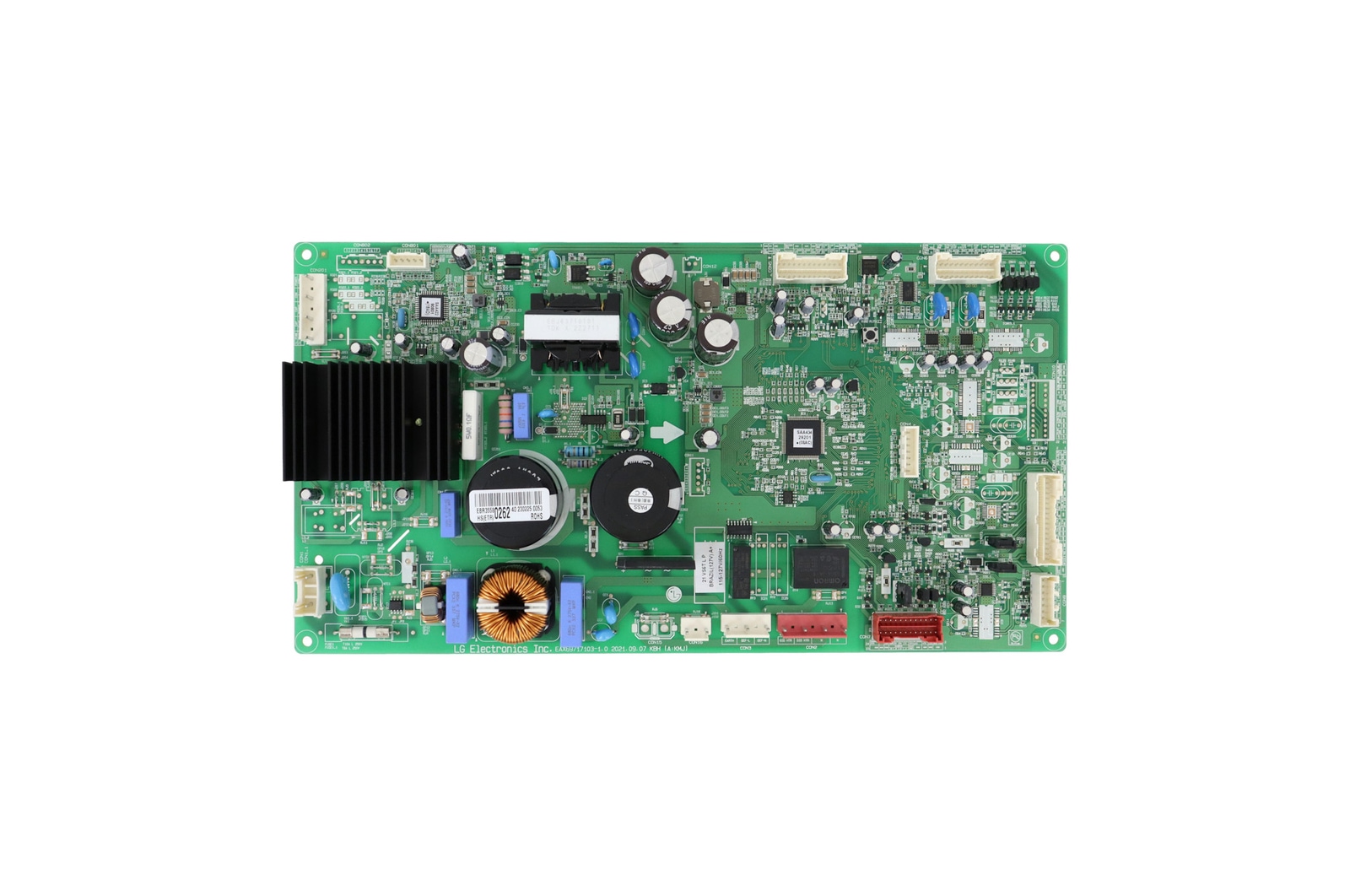 Vista frontal de Placa Principal Refrigerador LG GCL257SLPL EBR35580262 EBR35580262